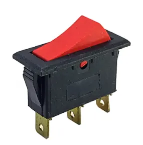 10A 250V AC SPDT ON-OFF Rocker Switch Red