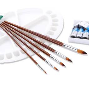 13  Nylon Hair Brush Long Brush Holder Watercolor Brush Art Supplies