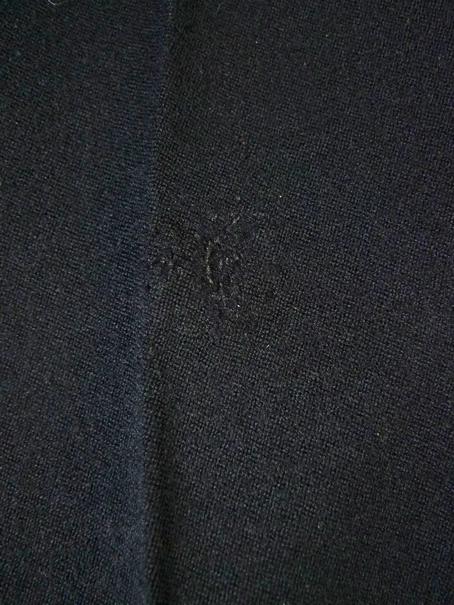 24/0856 vintage 1940s 1950s midnight blue twin-stripe evening trouser for tails (some damage) 33