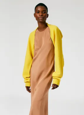 Airy Extrafine Wool Sleeve Shrug