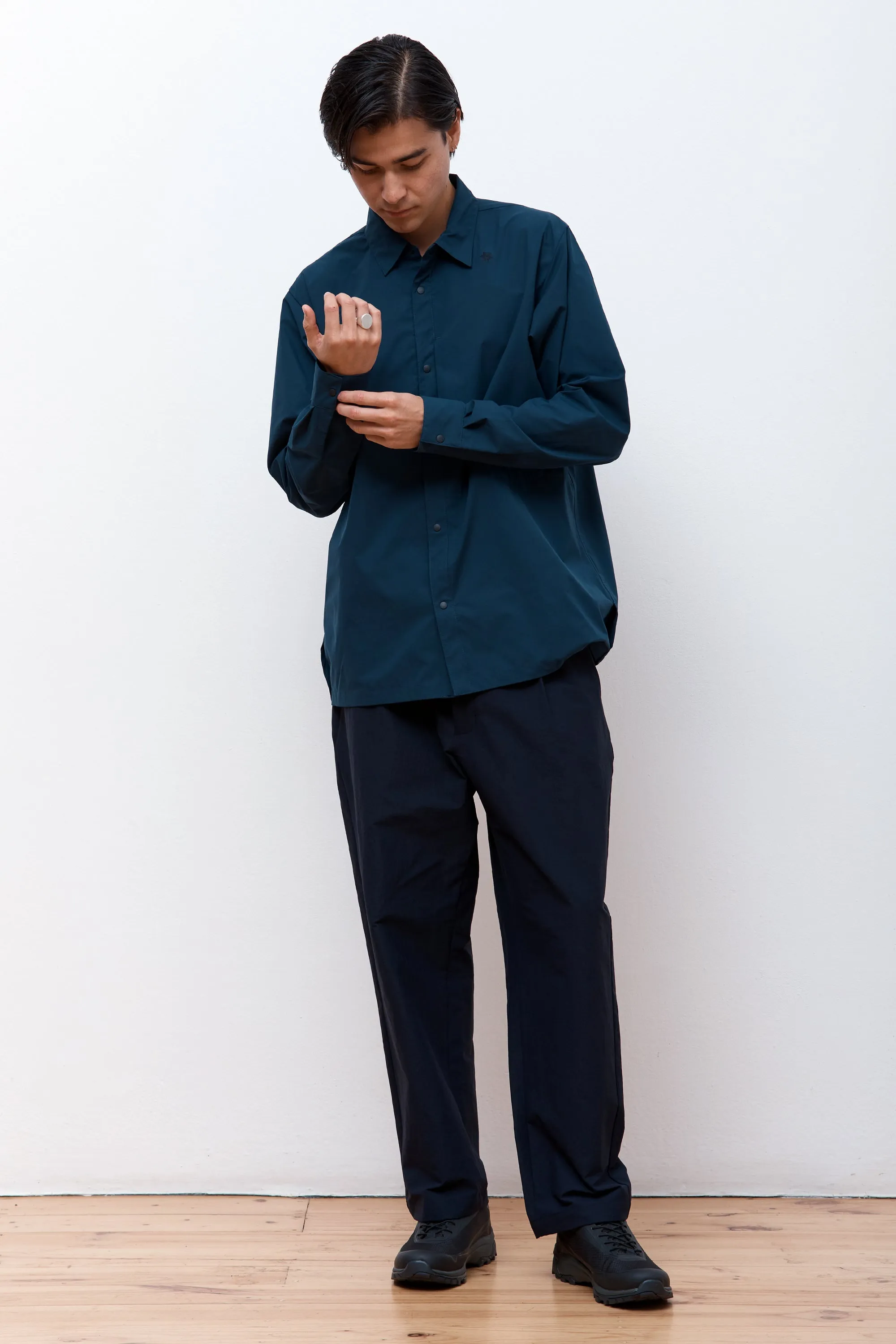 All Direction Stretch Shirt Navy Blue