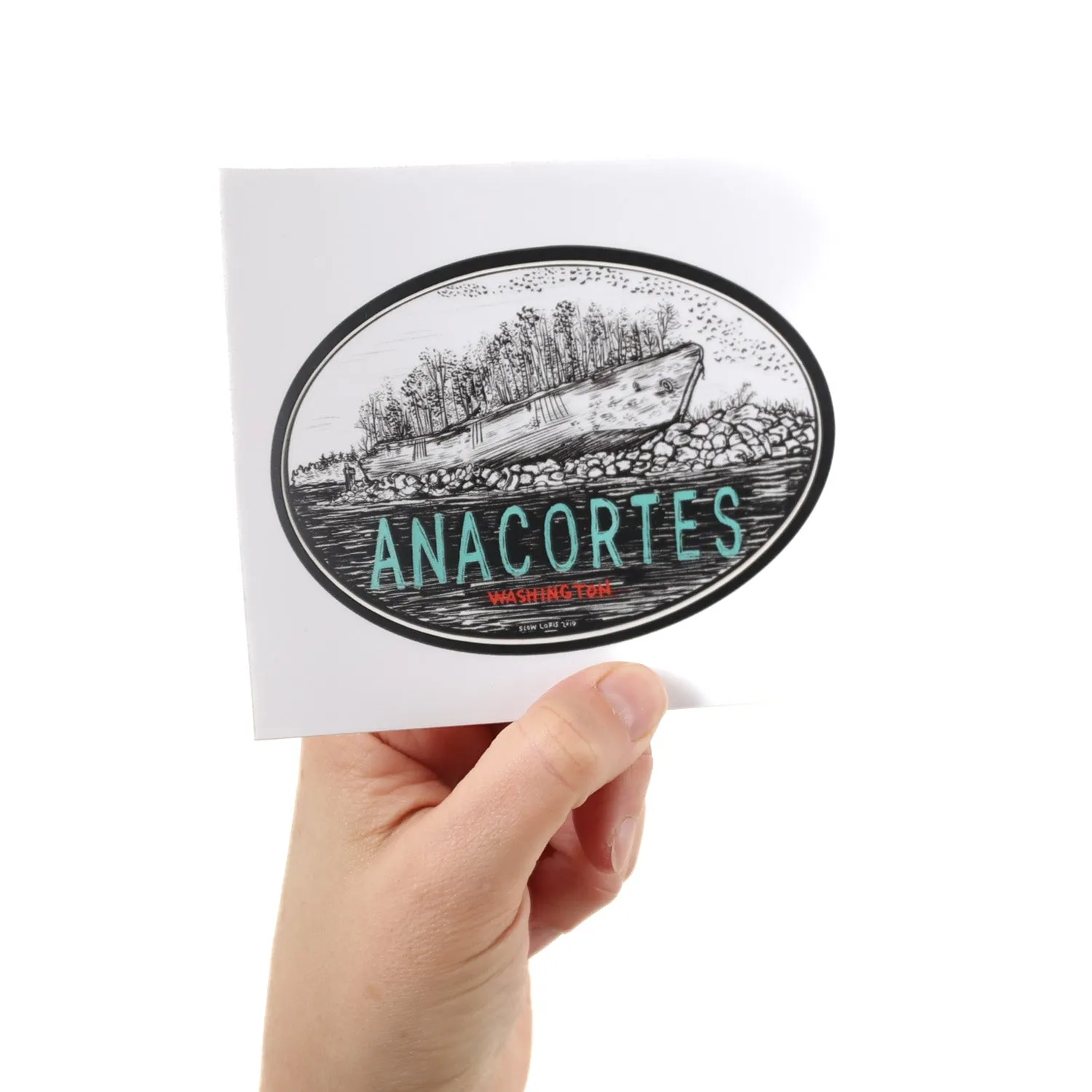 Anacortes La Merced Landmark Sticker