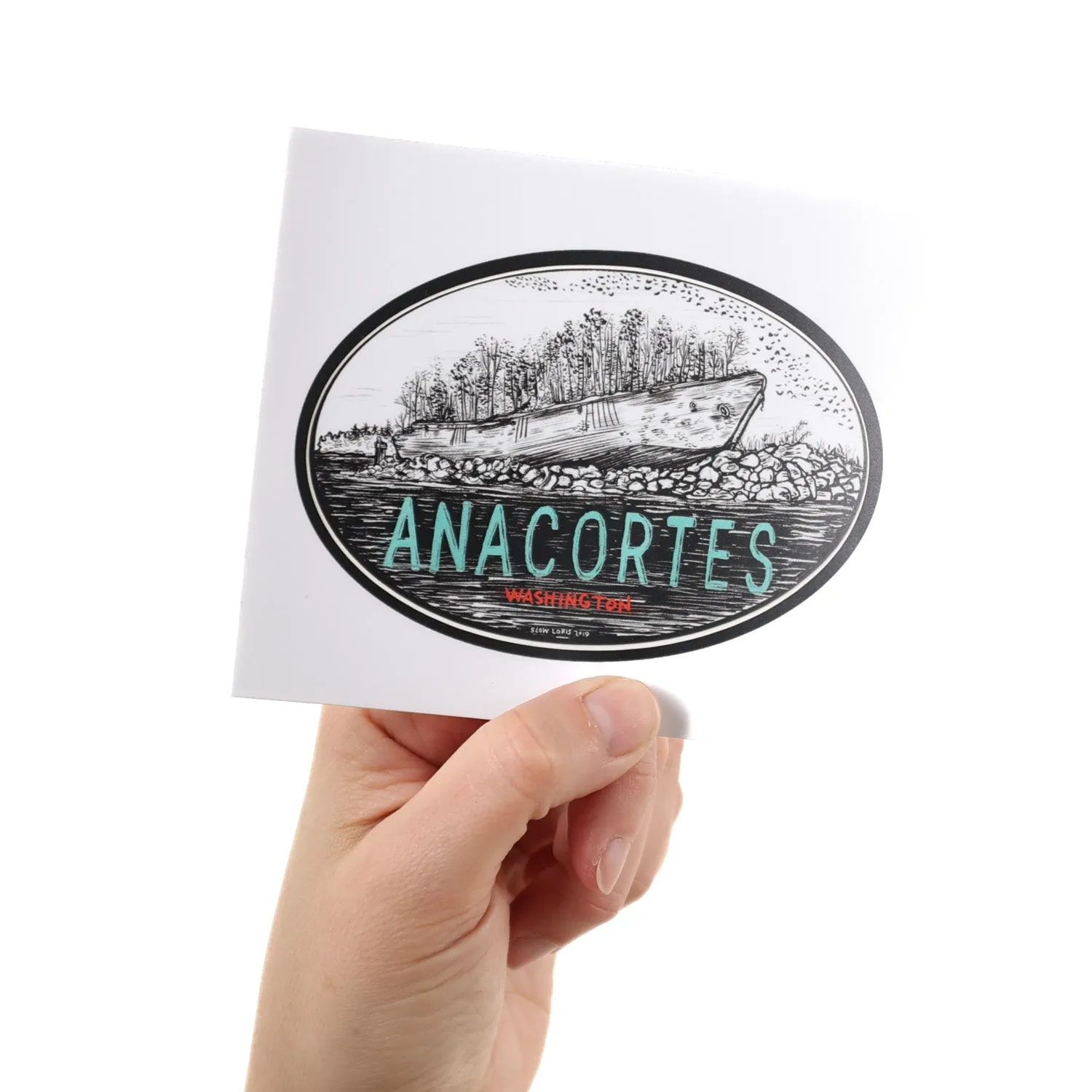 Anacortes La Merced Landmark Sticker