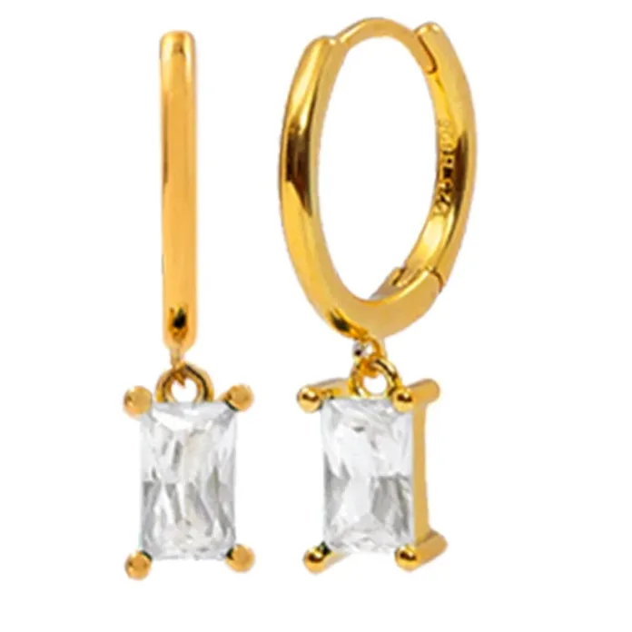 Anthea II | 11mm 24k Gold Plated or Sterling Silver Hoops