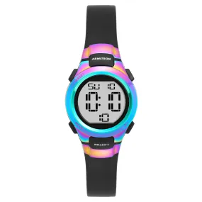 Armitron Black Plastic Band Digital Kids Unisex Watch - 457012RBB