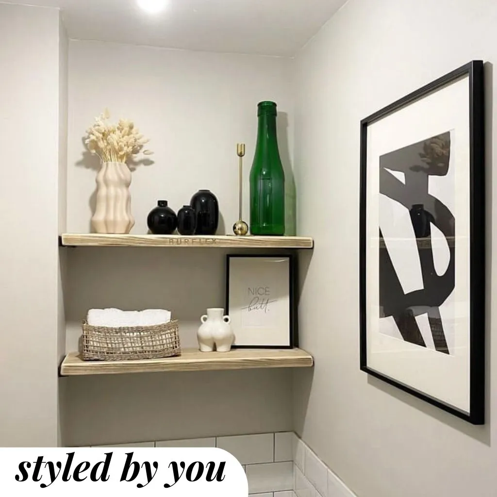 Black Line Art Abstract Framed Art