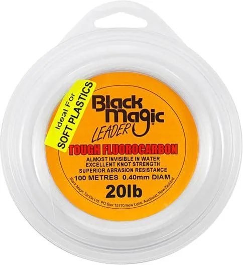 Black Magic Tough Fluorocarbon Leader