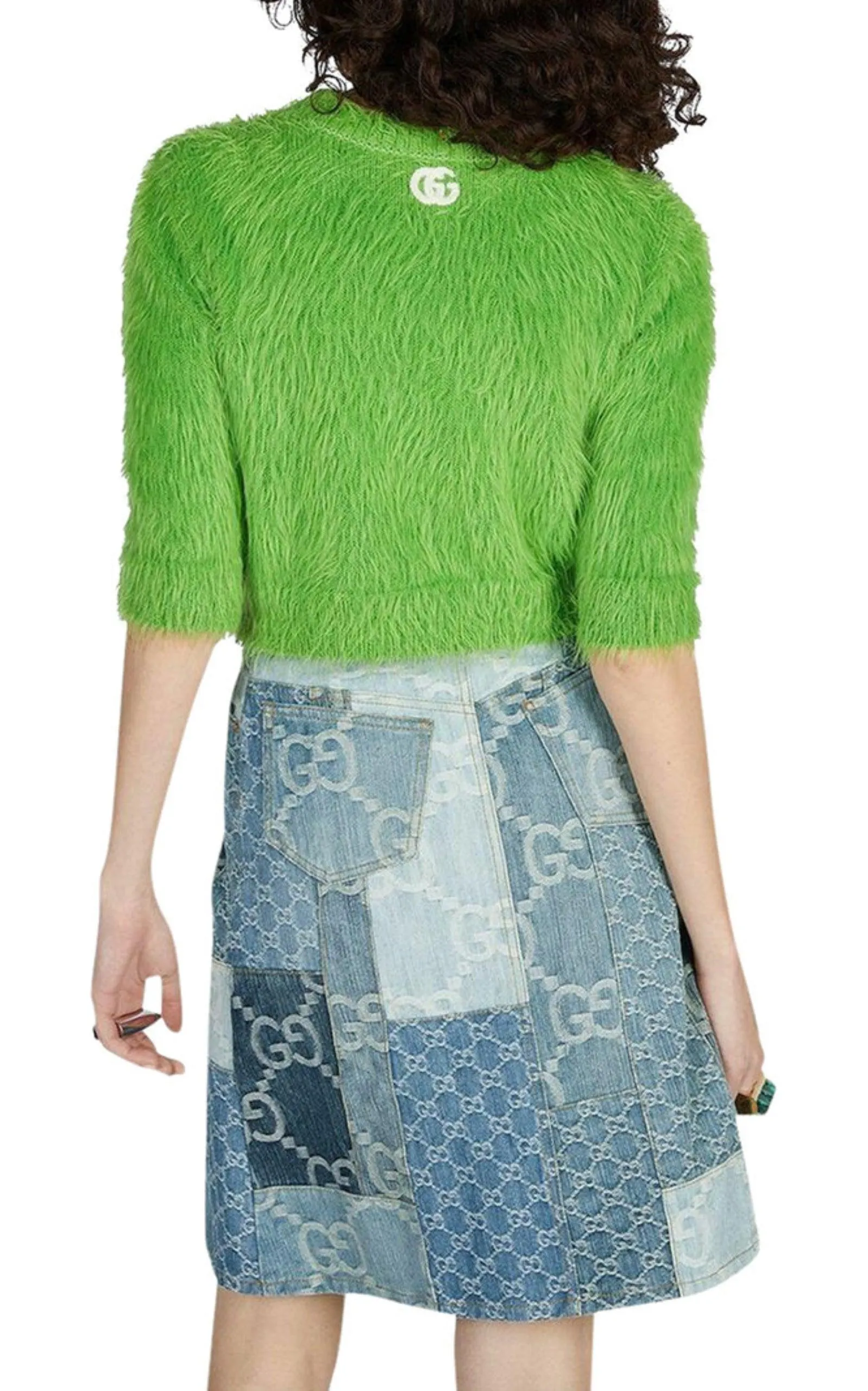 Brushed Wool Knit Sweater