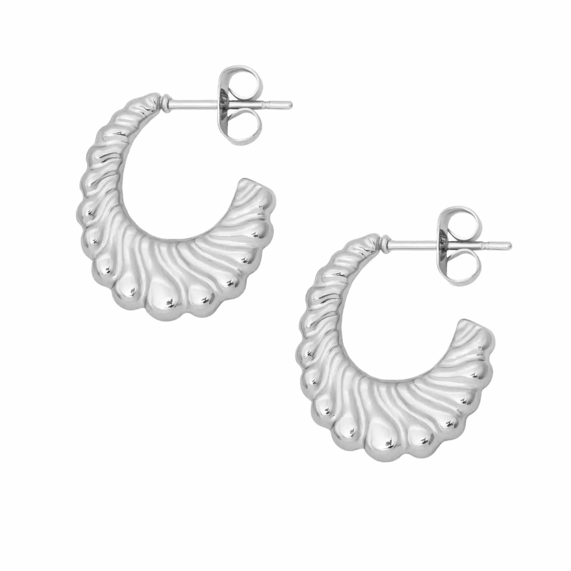 Cashmere Hoop Earrings