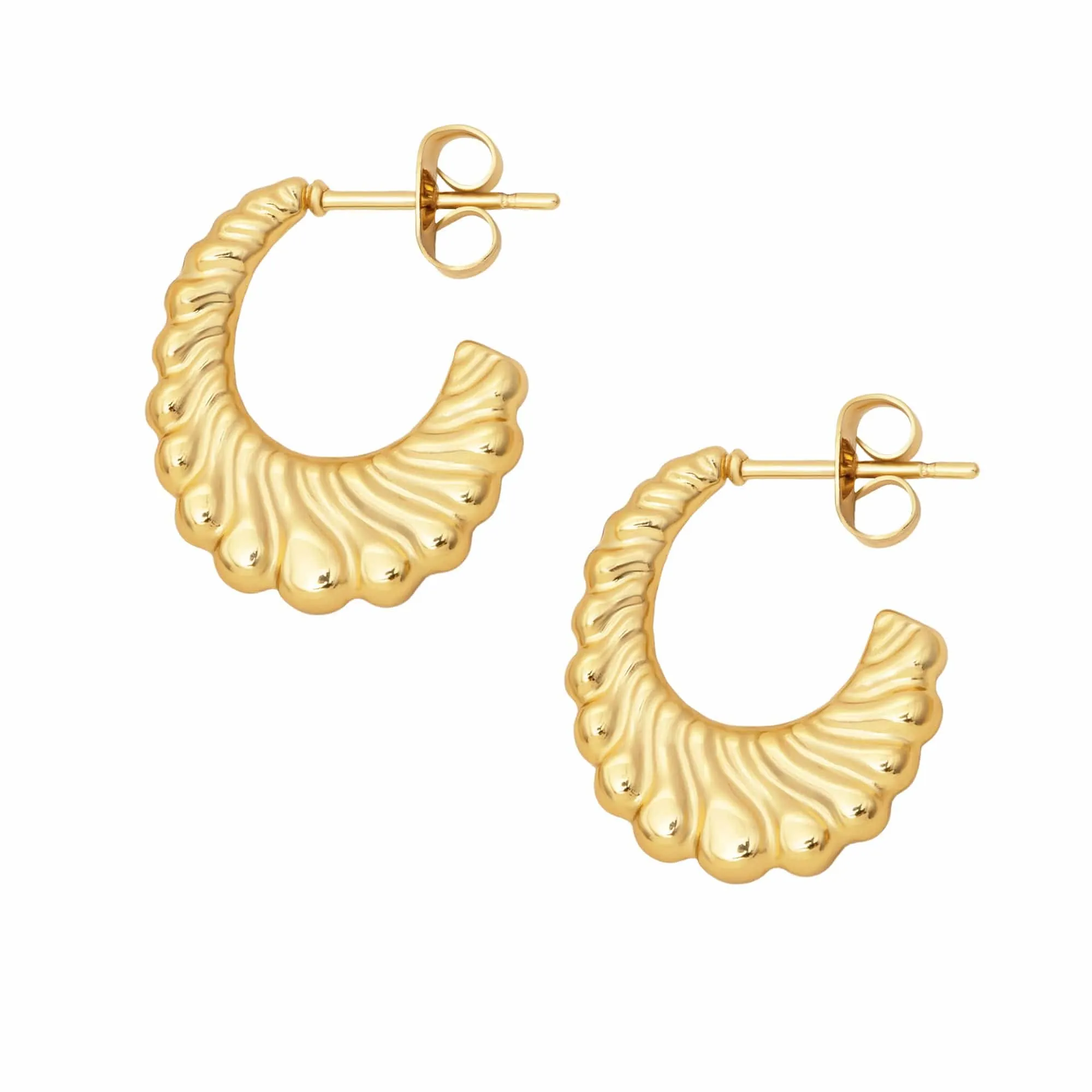 Cashmere Hoop Earrings