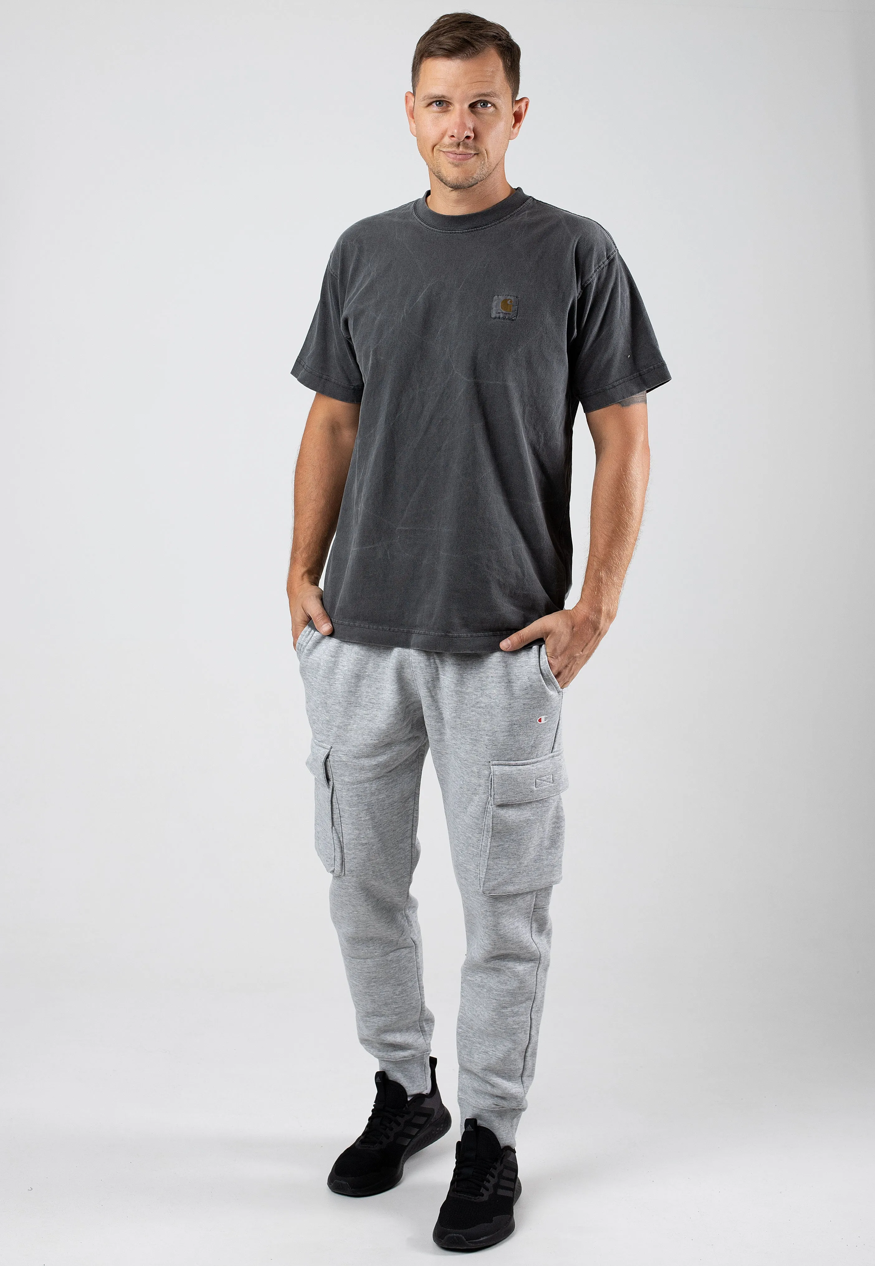 Champion - Rib Cuff New Oxford/Grey Melange - Pants