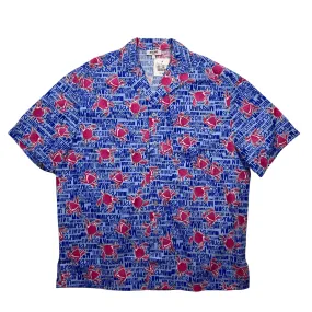 Deadstock Blue Moschino Crab Shirt - Large