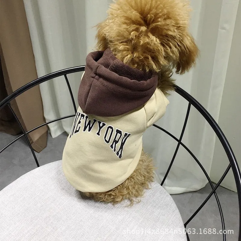 Dog and Owner Sporty Hoodie for Spring and Autumn