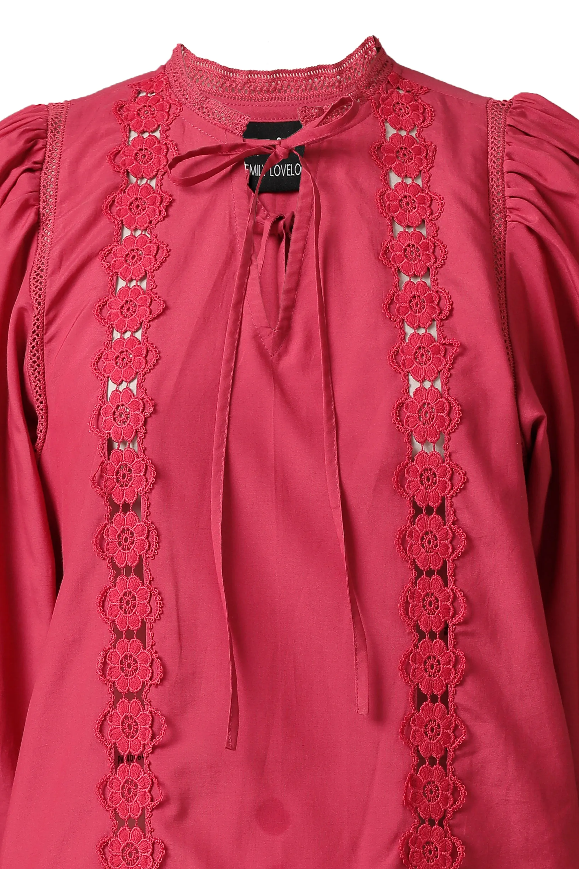 Emily Lovelock Crimson Anya Blouse
