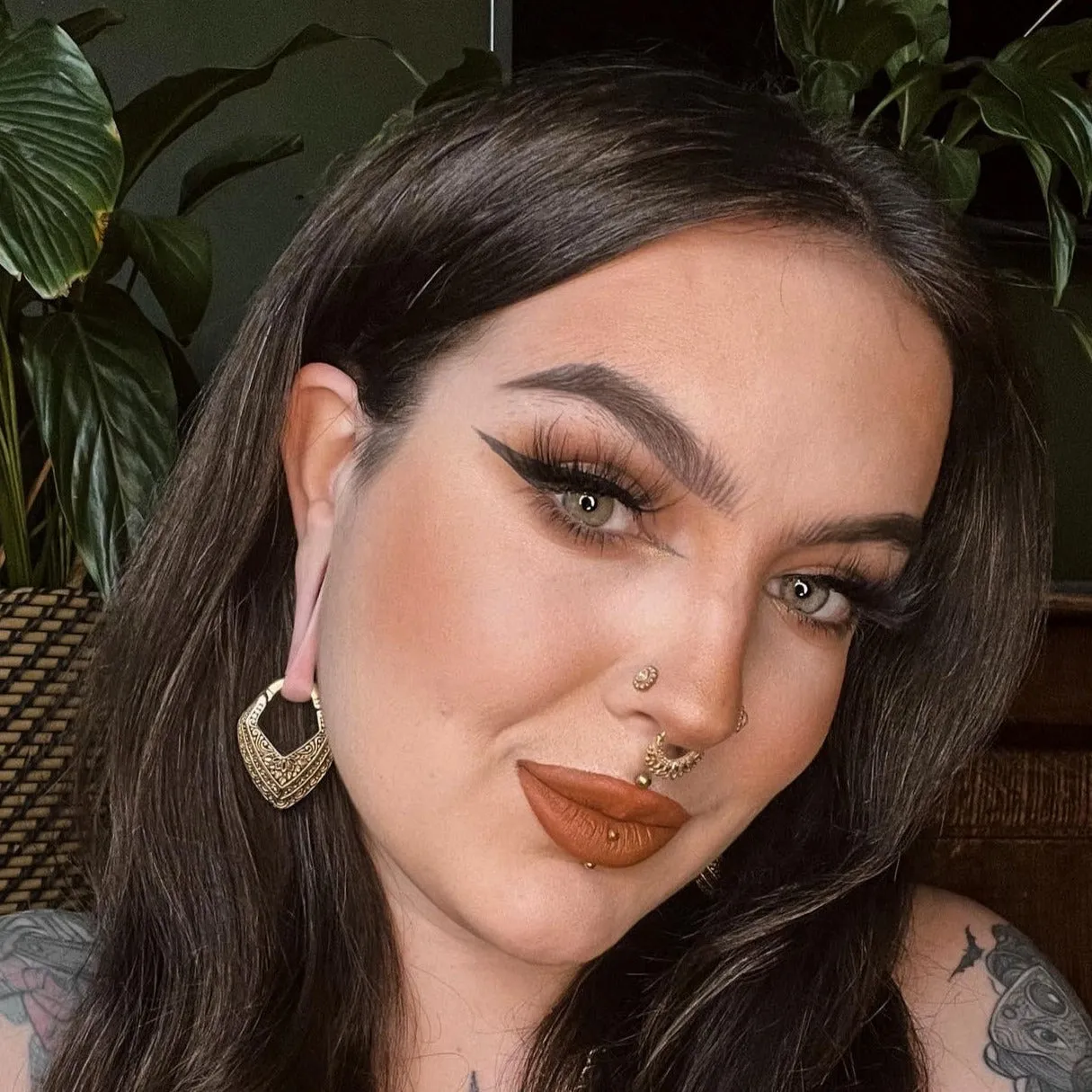Golden Aura Ear Weights