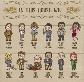House Rules To Live By Framed Poster