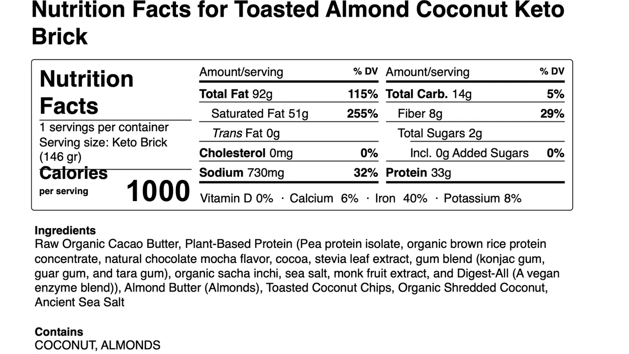 Keto Bricks