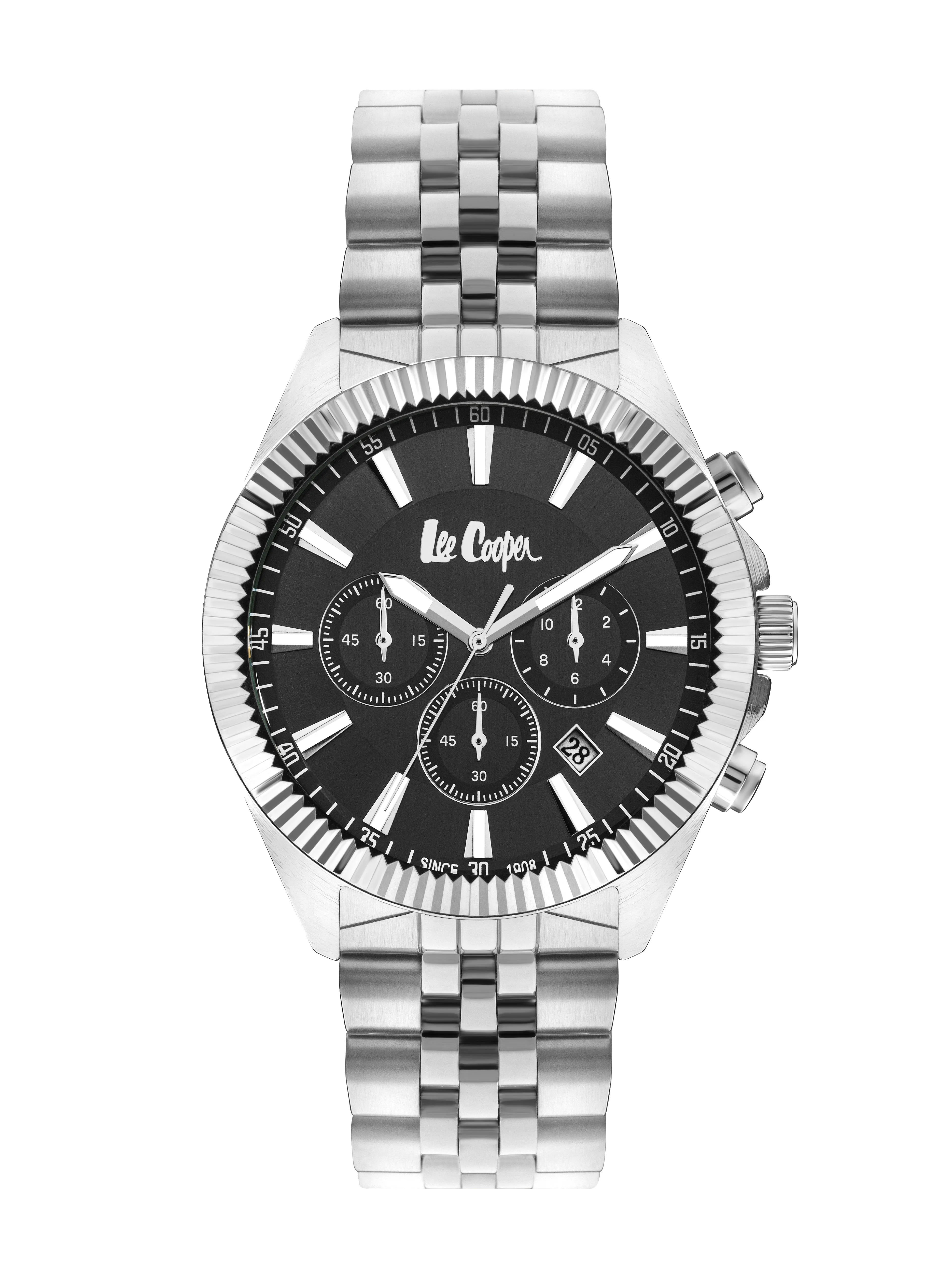 Lee Cooper LC07838.350 Gent Super Metal Silver Watch