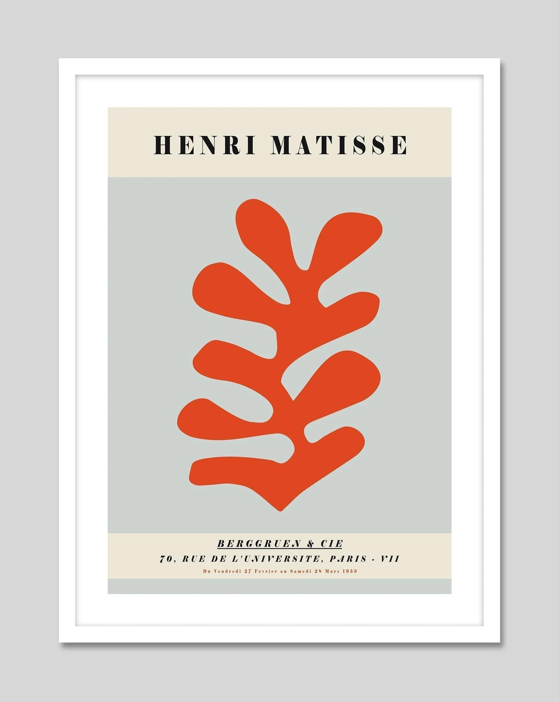 Matisse Red Coral Berggruen & Cie