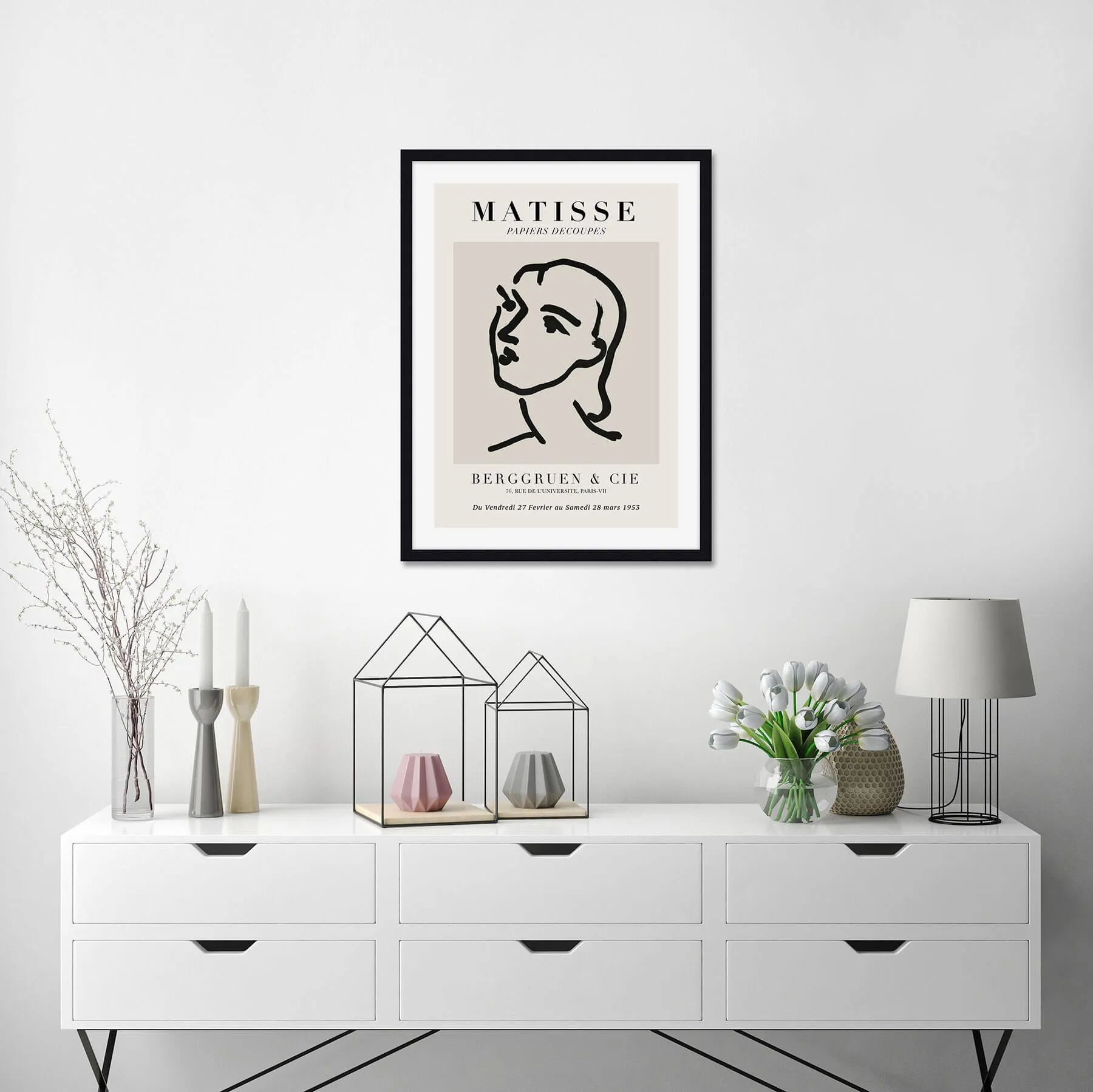 Matisse Womans Face Berggruen & Cie