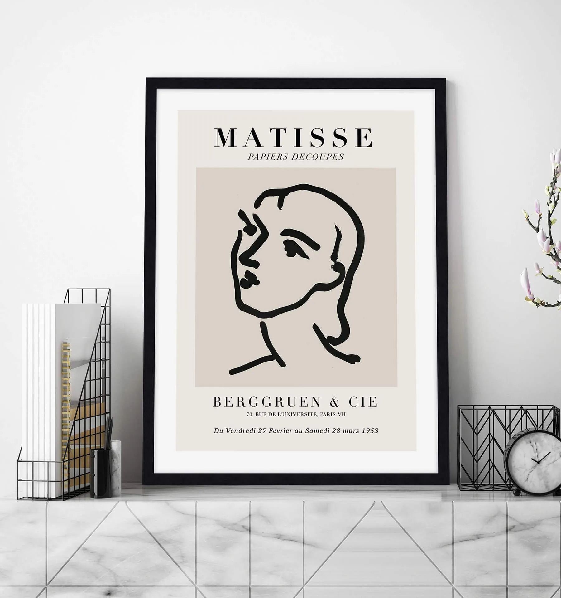 Matisse Womans Face Berggruen & Cie