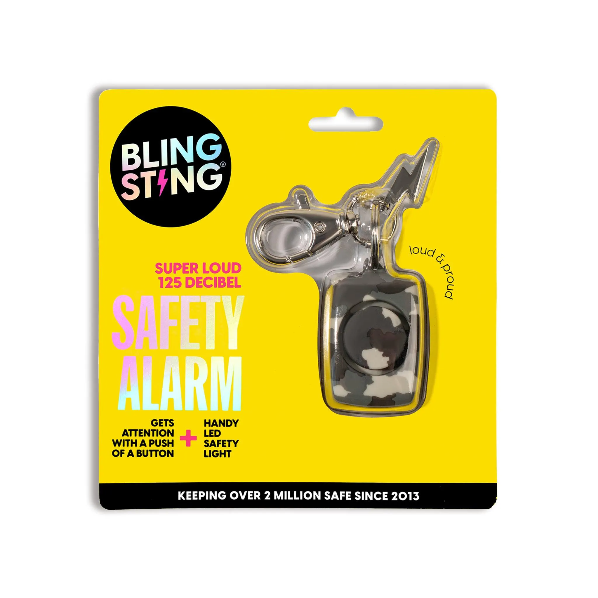 Mini Safety Alarm - Camo Soft Touch