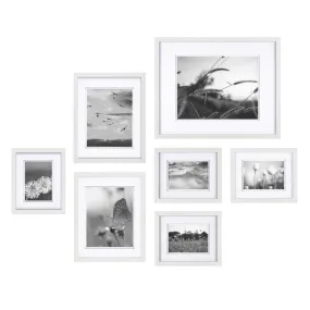 Mistates 7 Piece Matte Wood Gallery Wall Frame Set (Set of 7)