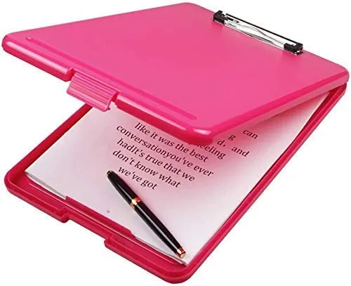 Multifunctional Plastic Portable Clipboard Writing Pad Board with Pen Holder