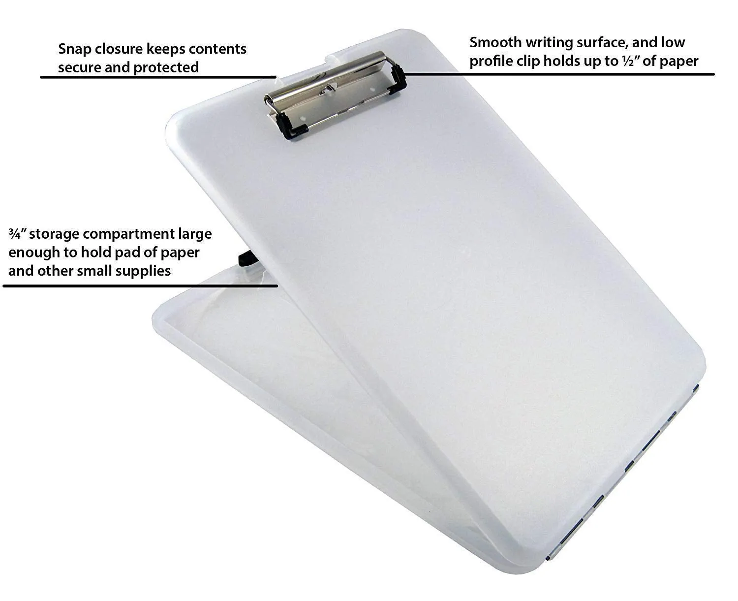 Multifunctional Plastic Portable Clipboard Writing Pad Board with Pen Holder