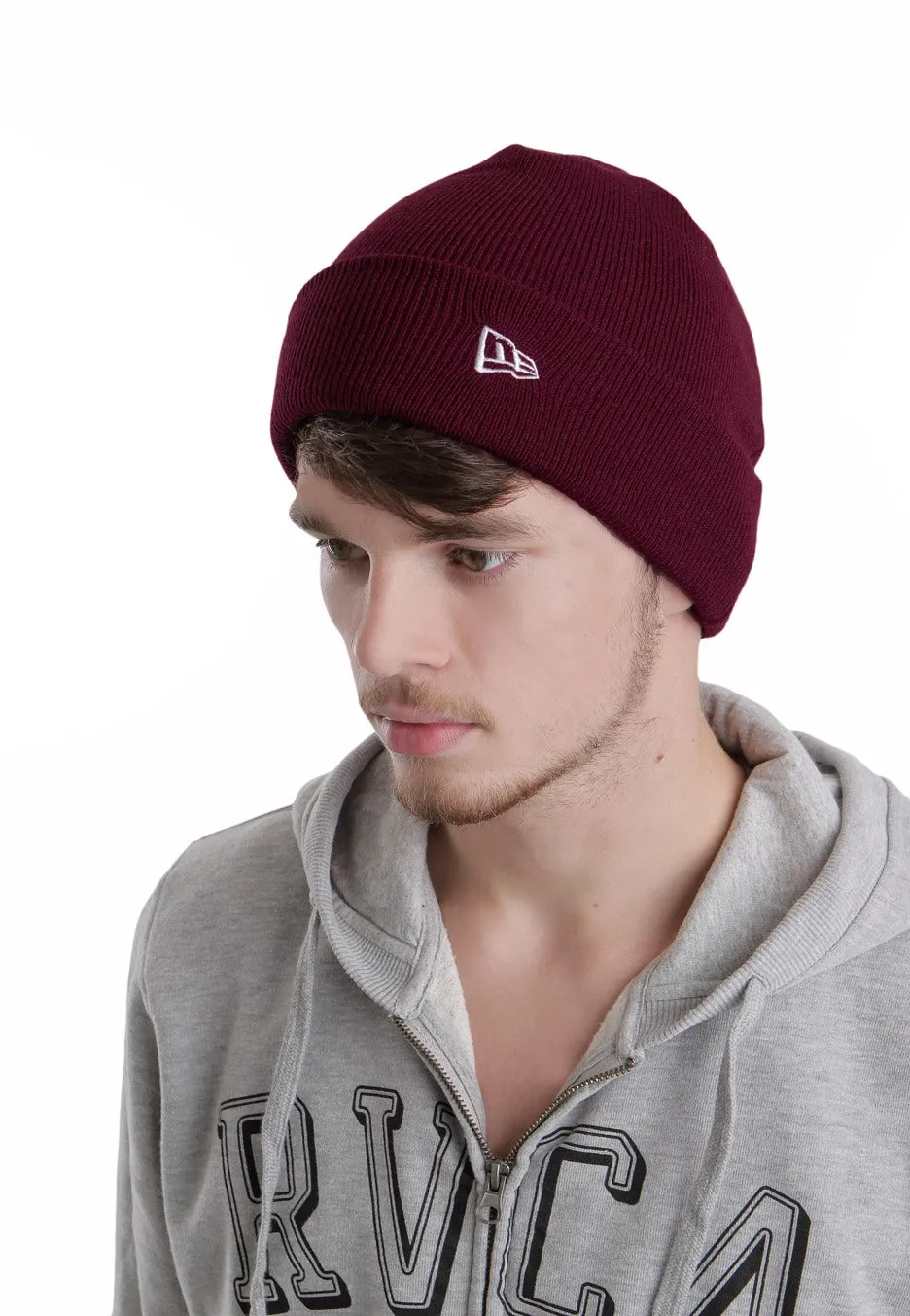New Era - Original Basic Cuff Knit Cardinal - Beanie