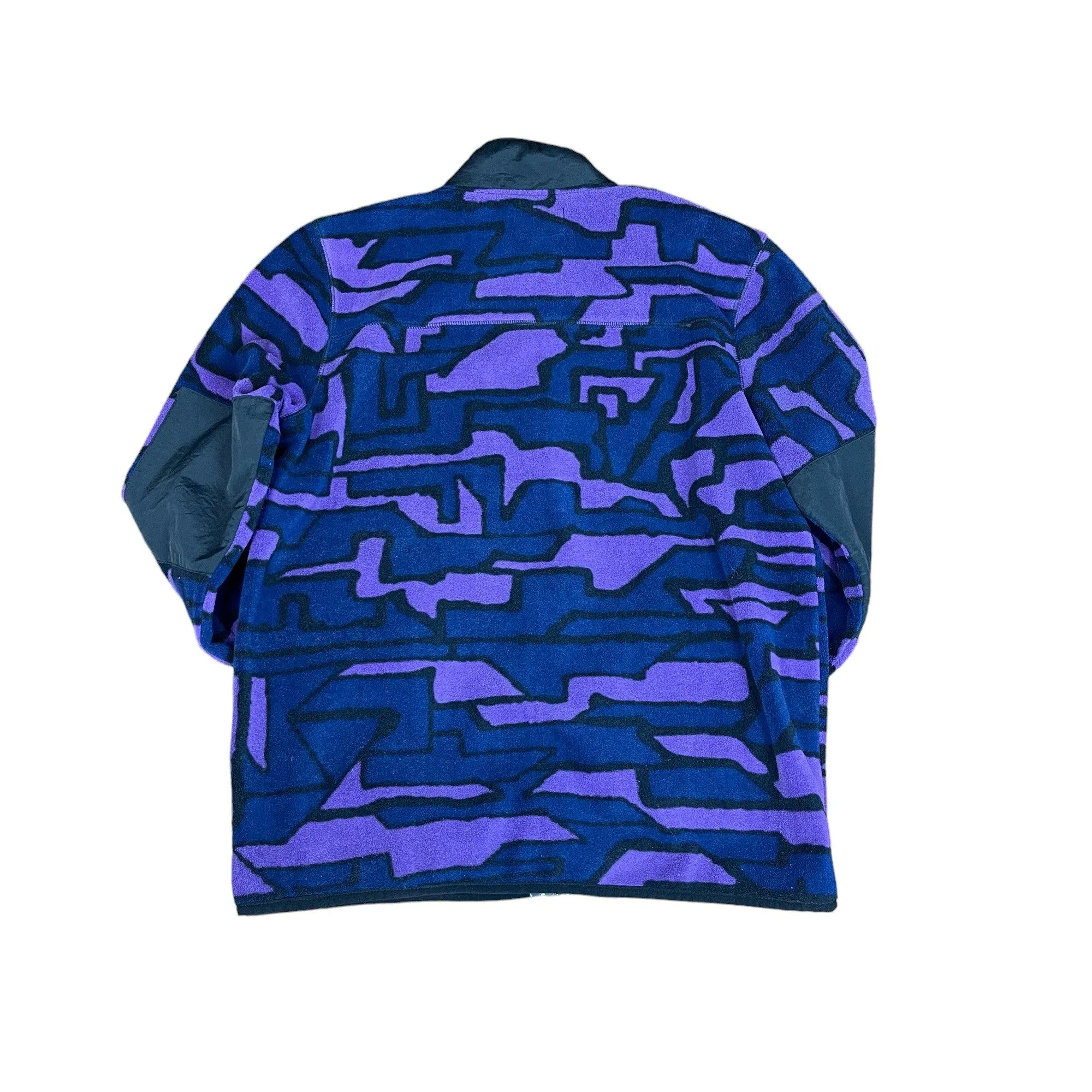 Purple   Black Stussy Fleece - Medium