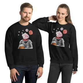 Spaceman Rose Unisex Sweatshirt