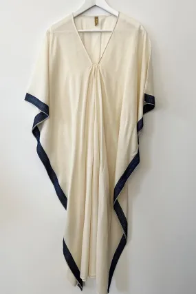 Two New York Caftan - Navy Border