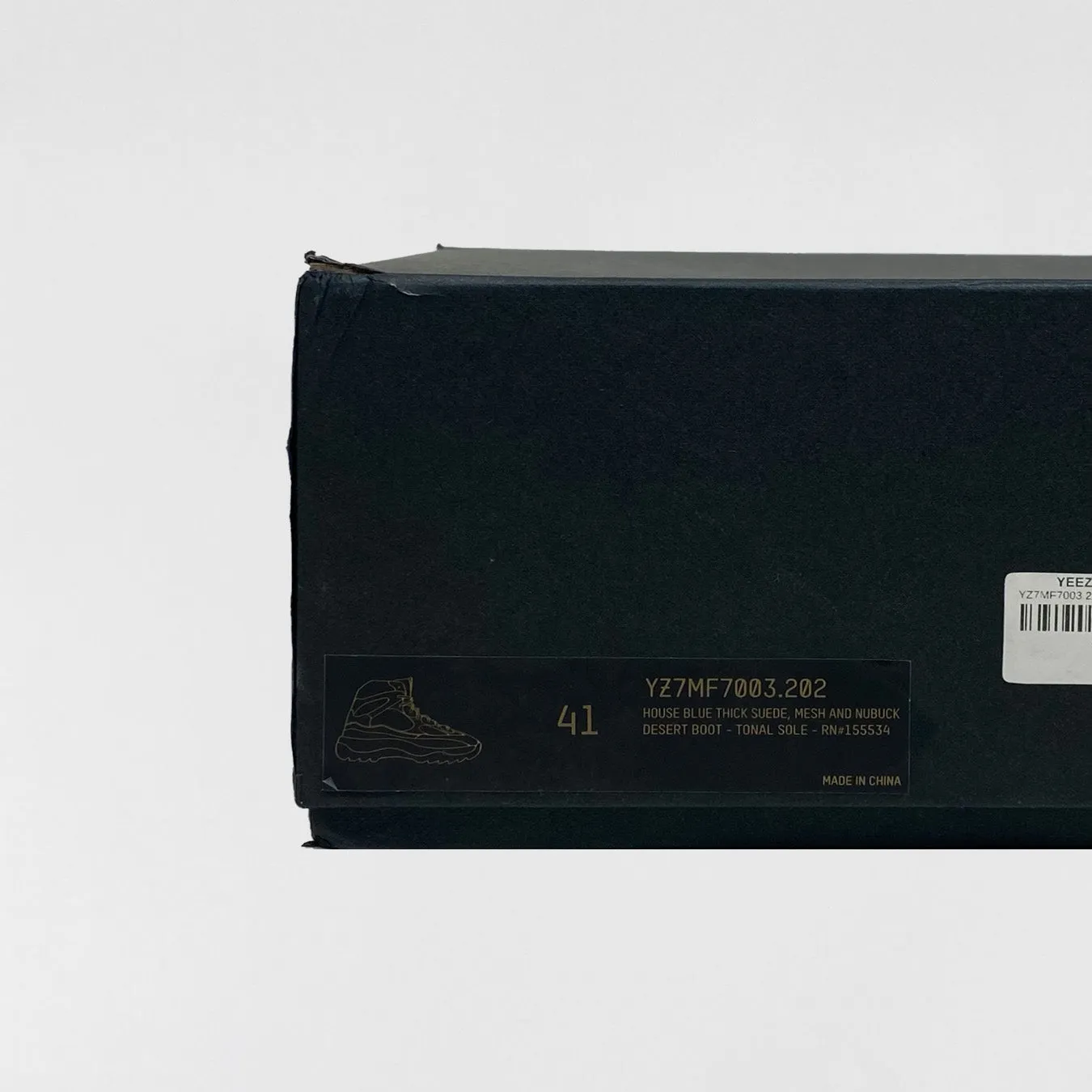 YZY SZN 7 Suede Desert Boots In House Blue