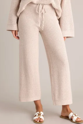 Z Supply Costa Natural Crochet Pants