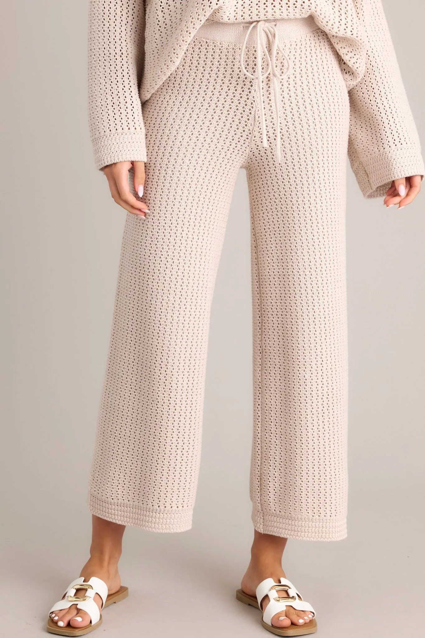 Z Supply Costa Natural Crochet Pants